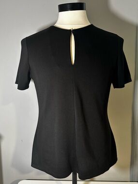 Banana Republic Black Soft Touch Crew Neck Top